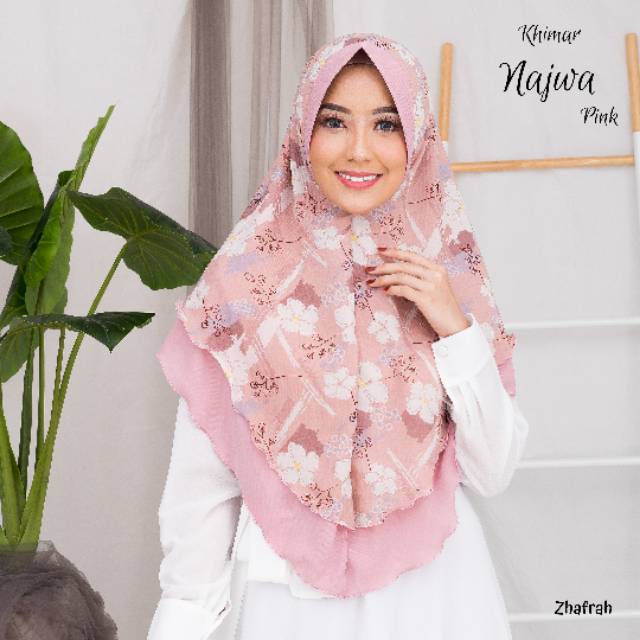 Khimar Najwa dua layer