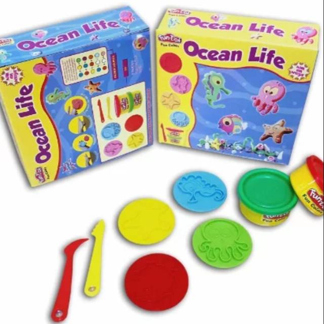 Fun doh ocean life