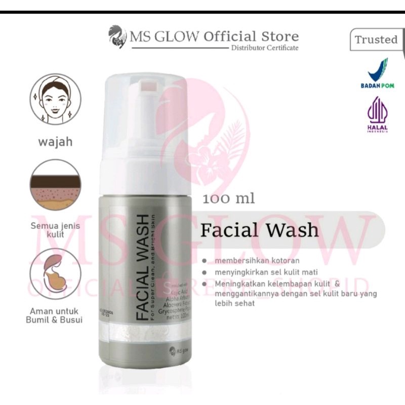 Facial wash msglow