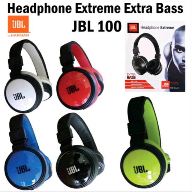 HEADPHONE EXTRABASS JBL100 FOR ALL TIPE