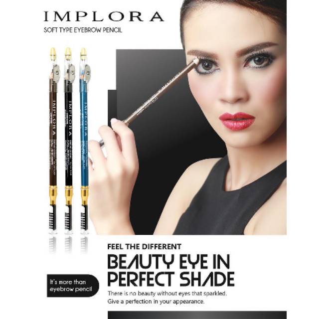 Pensil Alis Implora 2in1