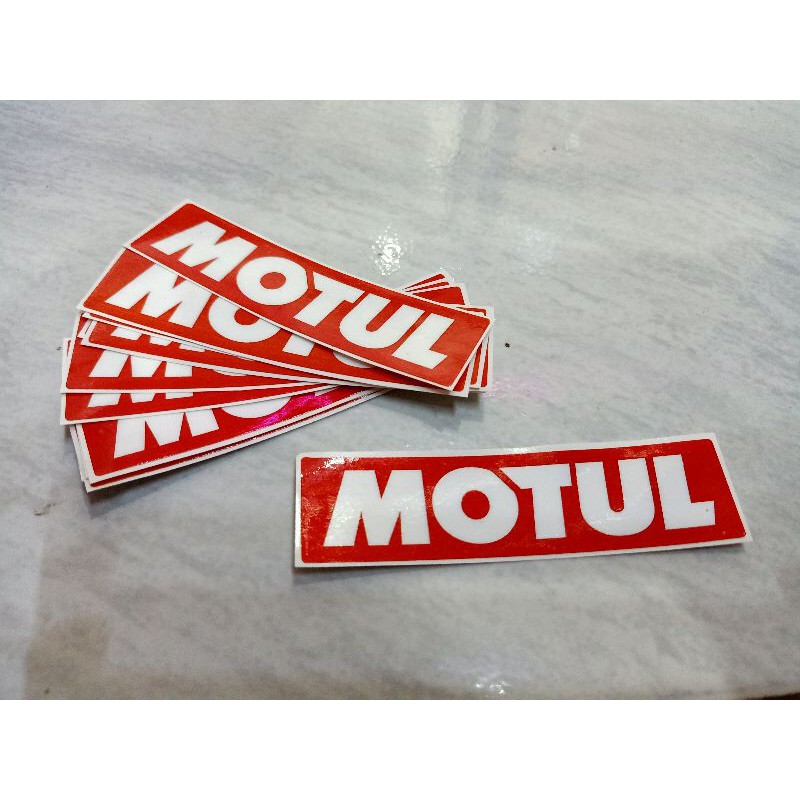sticker Motul oli