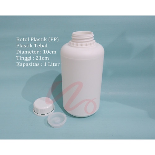 Botol Plastik 1 Liter Botol sampel PP COD Langsung