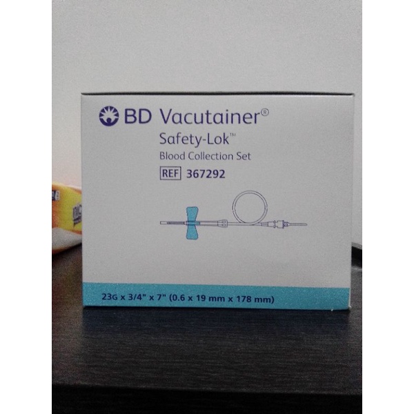 BD vacutainer safety lock 23G