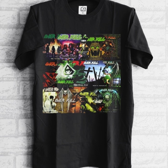 Kaos Premium Katun band Overkill 12