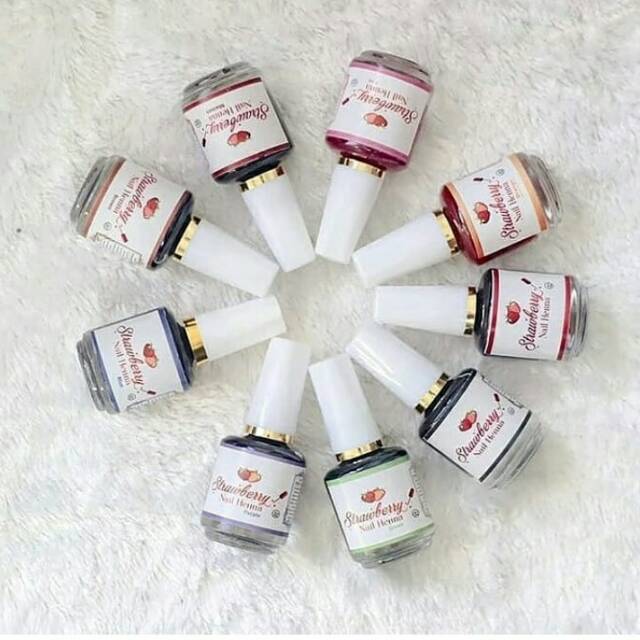 Strawberry henna nail ( per 7pcs)