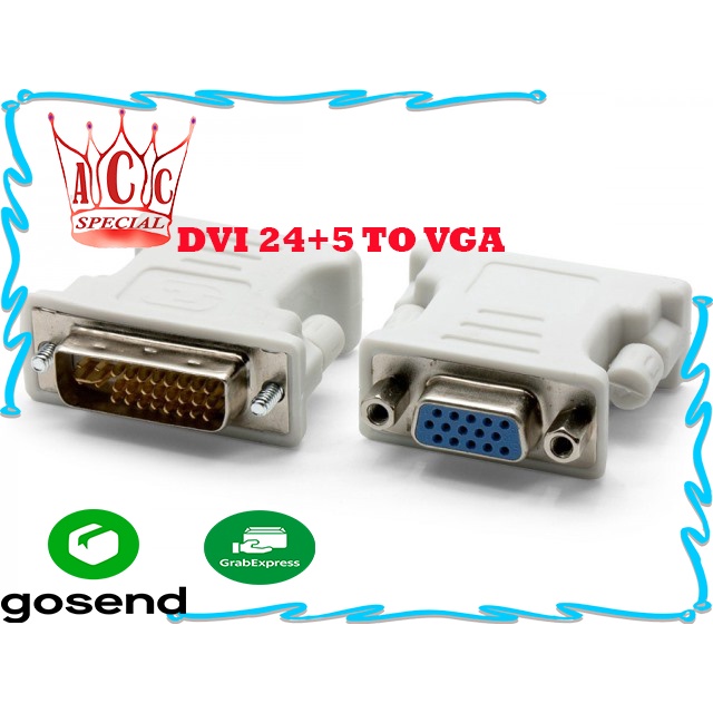 Converter DVI to VGA Adapter 24+5