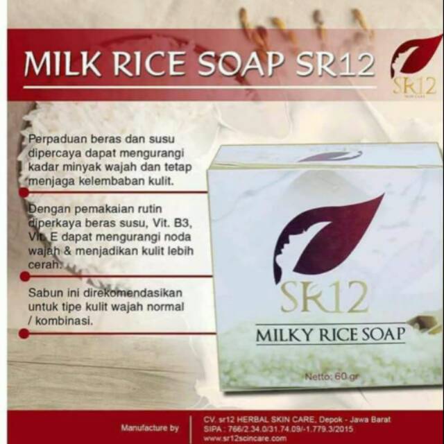 Sabun beras+susu