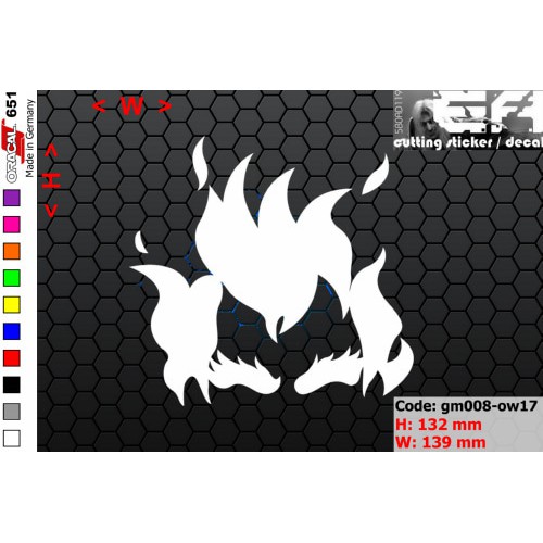 ea cutting sticker / decal    Code: gm008-ow17 ( overwatch )