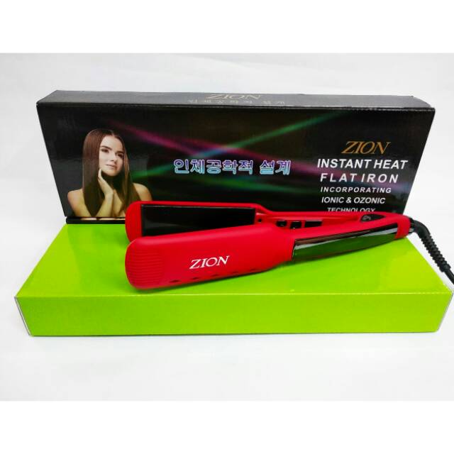 Catok salon ionic ozonic suhu digital lebar