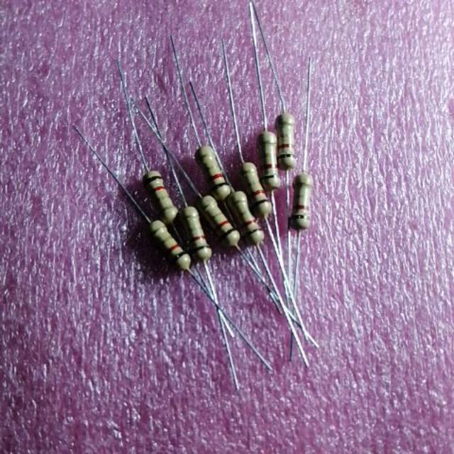10pcs Resistor 1R2 1/2watt