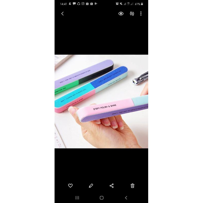 buffer kuku 7step/medicure pedicure