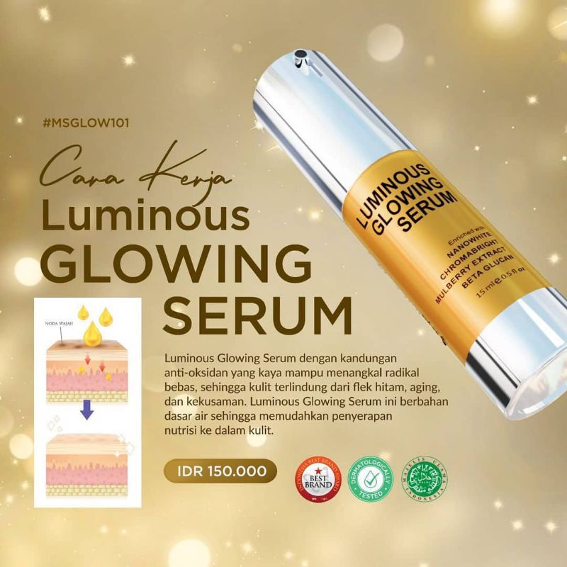 luminous glowing serum