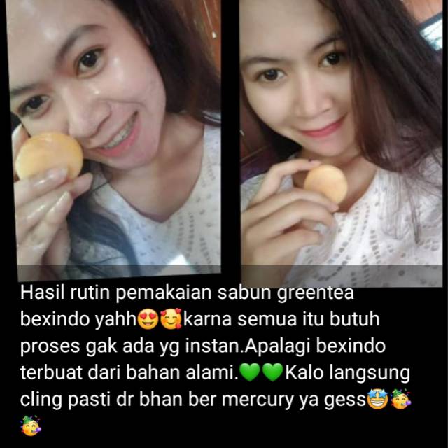 Sabun greentea facial soap