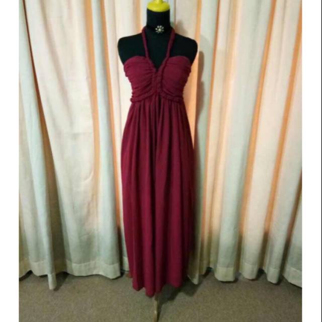 dress Halter neck preloved