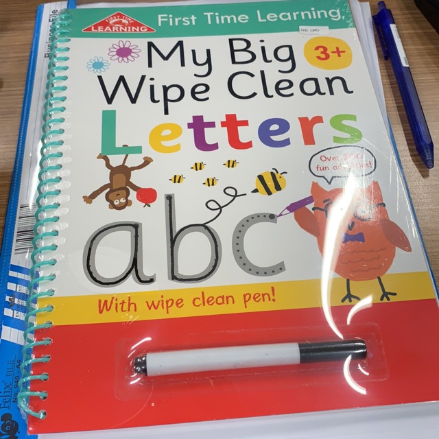 My big wipe clean lettera