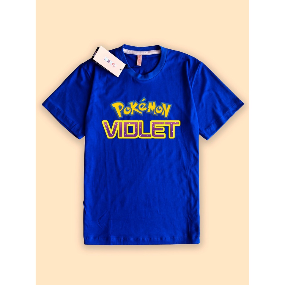 Kaos Tshirt Pokemon Violet Logo