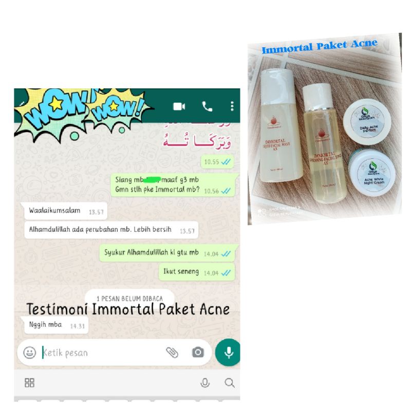 Immortal Paket Acne