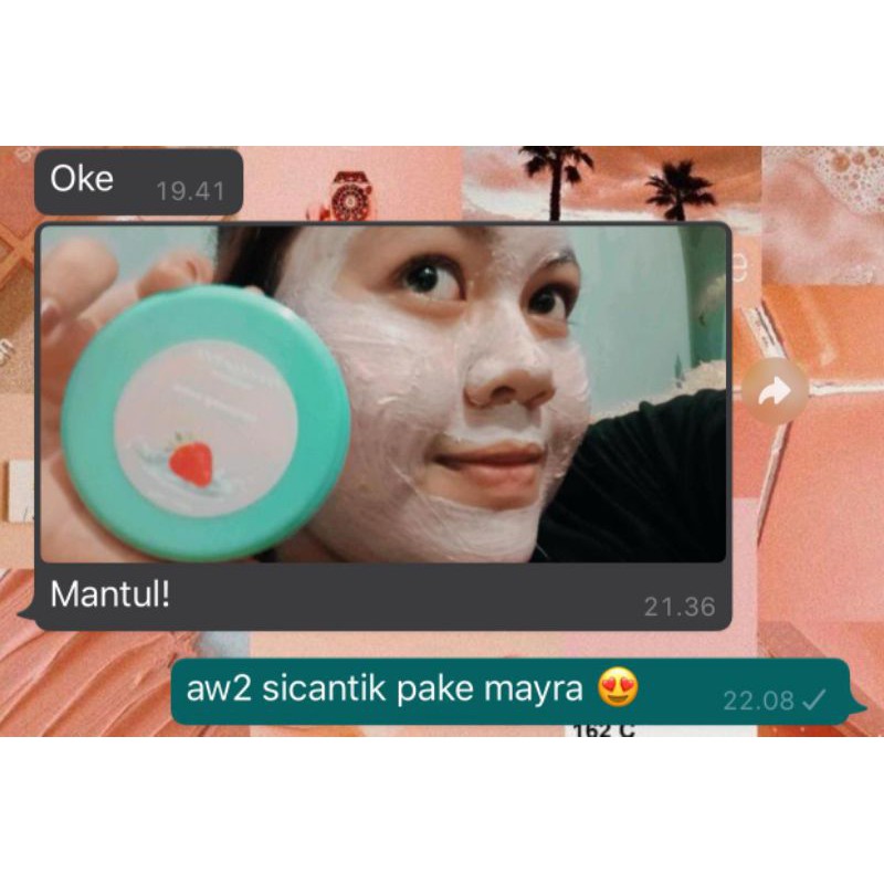 masker strawberry