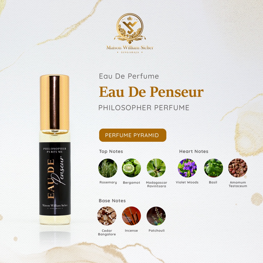 Maison William Sicher Eau De Parfum [EAU DE PENSEUR] 10ML