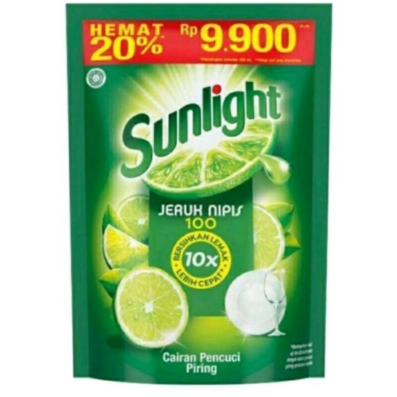 sunlight pencuci piring