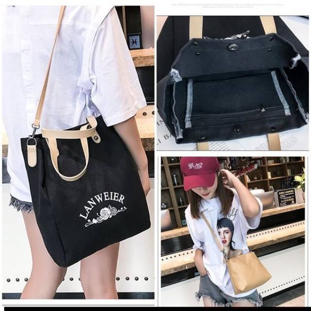 Tas Totebag Stylish 2in1