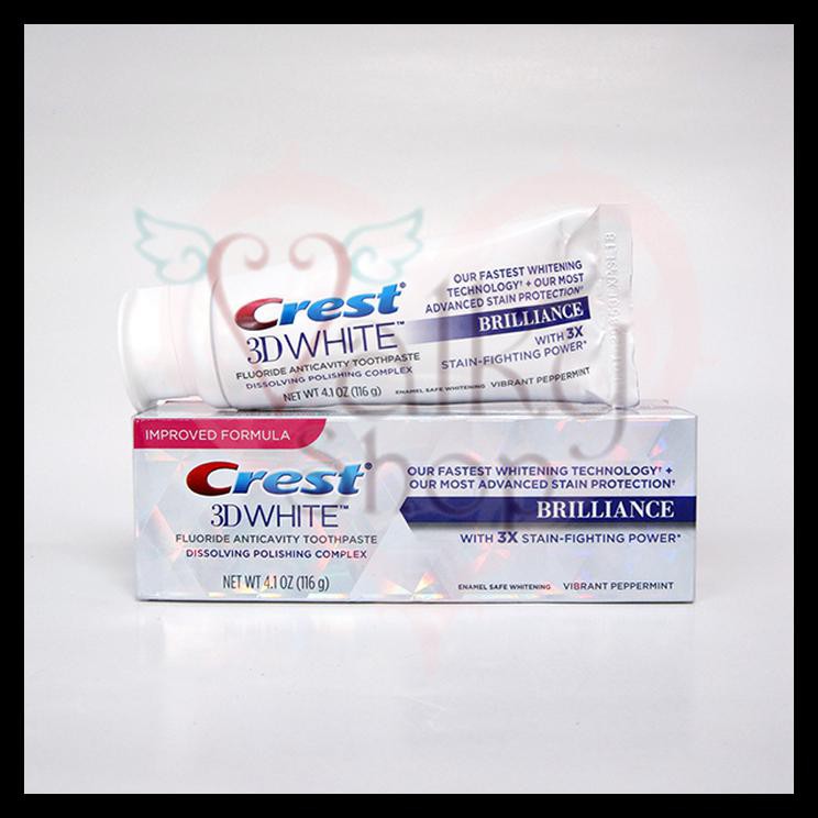 Share & Full Size - Crest 3D White Brilliance Toothpaste