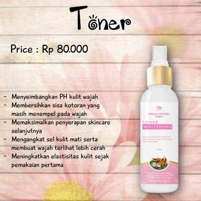 Toner Whitening