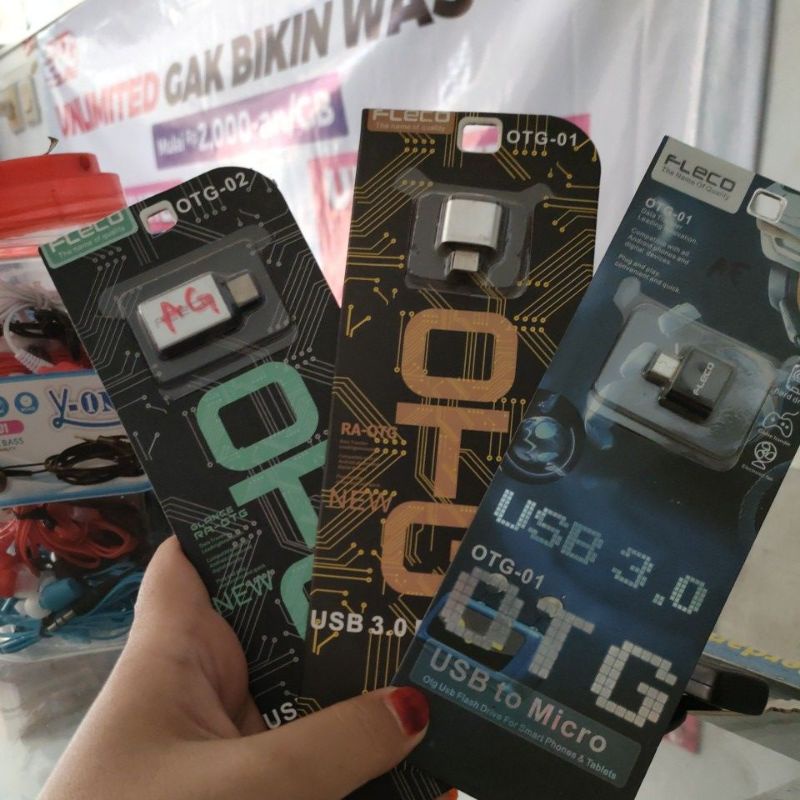 OTG FLECO USB TO MICRO & TYPE C