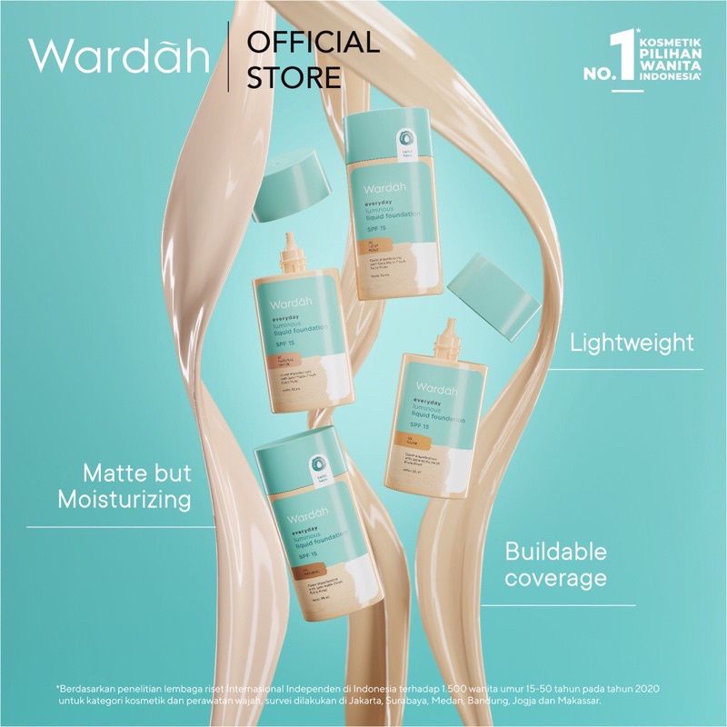 Wardah Luminous Liquid Foundation