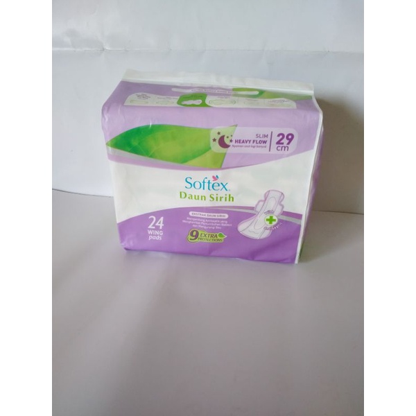 Softex daun sirih 29cm 24pcs