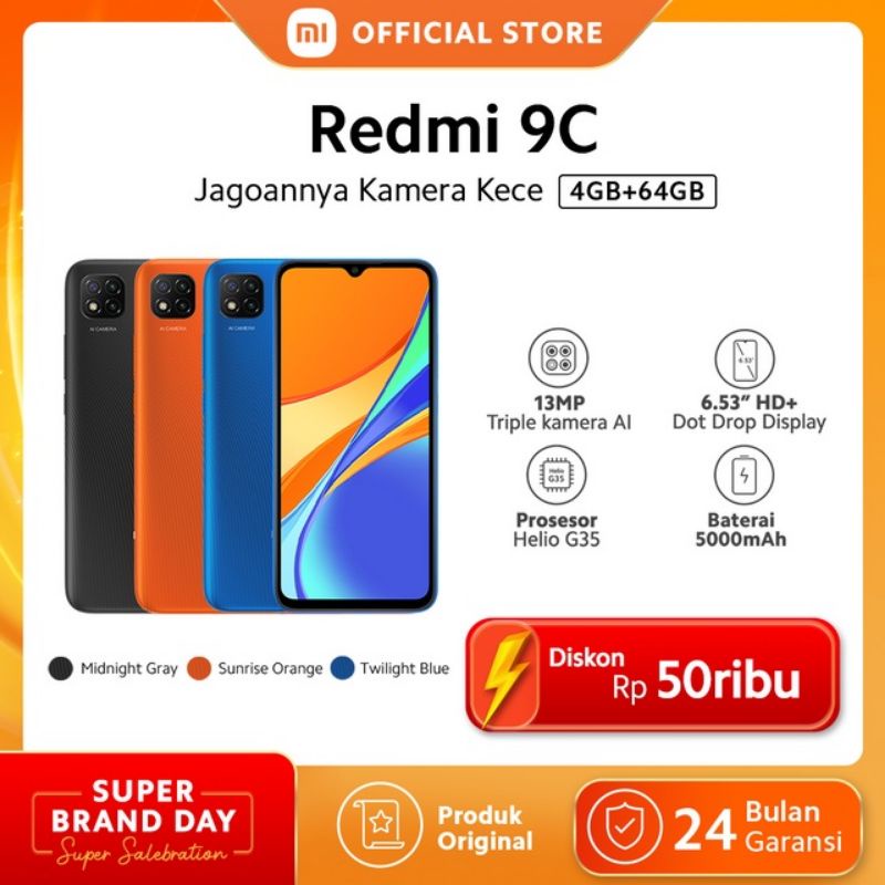 Redmi 9c 2nd (Preloved)