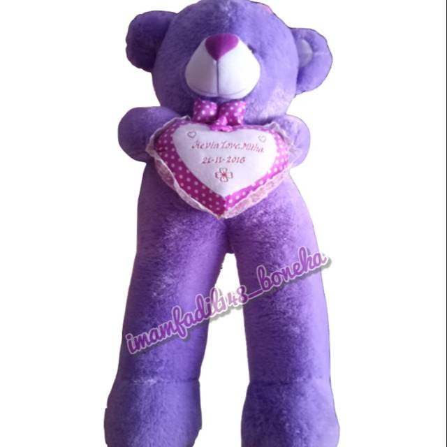 Boneka tedy bear 1,5meter + ukir nama