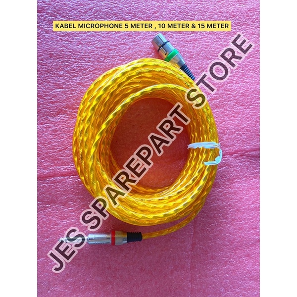 KABEL MICROPHONE 5 METER , 10 METER & 15 METER