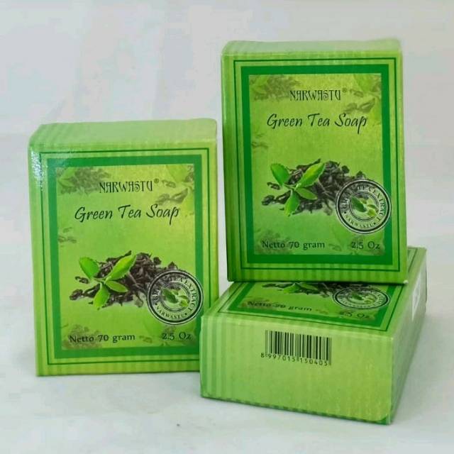 Narwastu green tea soap
