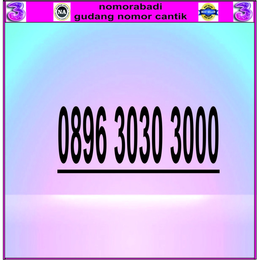 NOMOR CANTIK TRI 3000 H8000