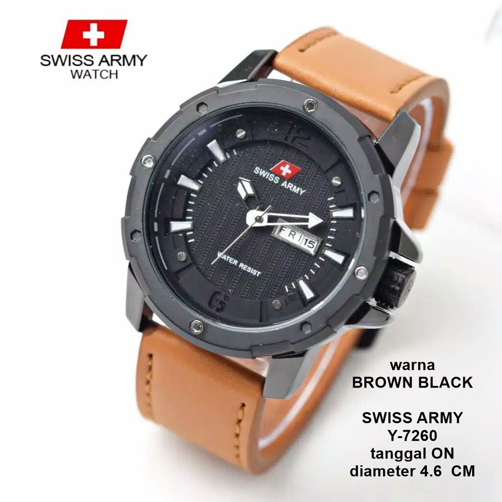 jam tangan pria SA E7260 KULIT