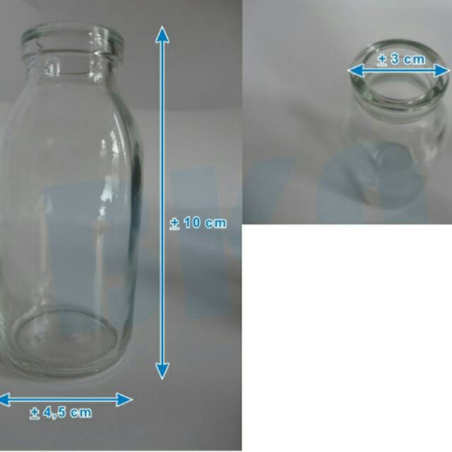 Grosir Botol kaca asi