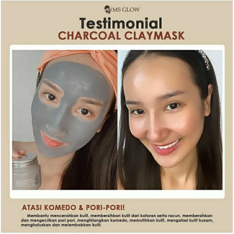 Charcoal claymask msglow