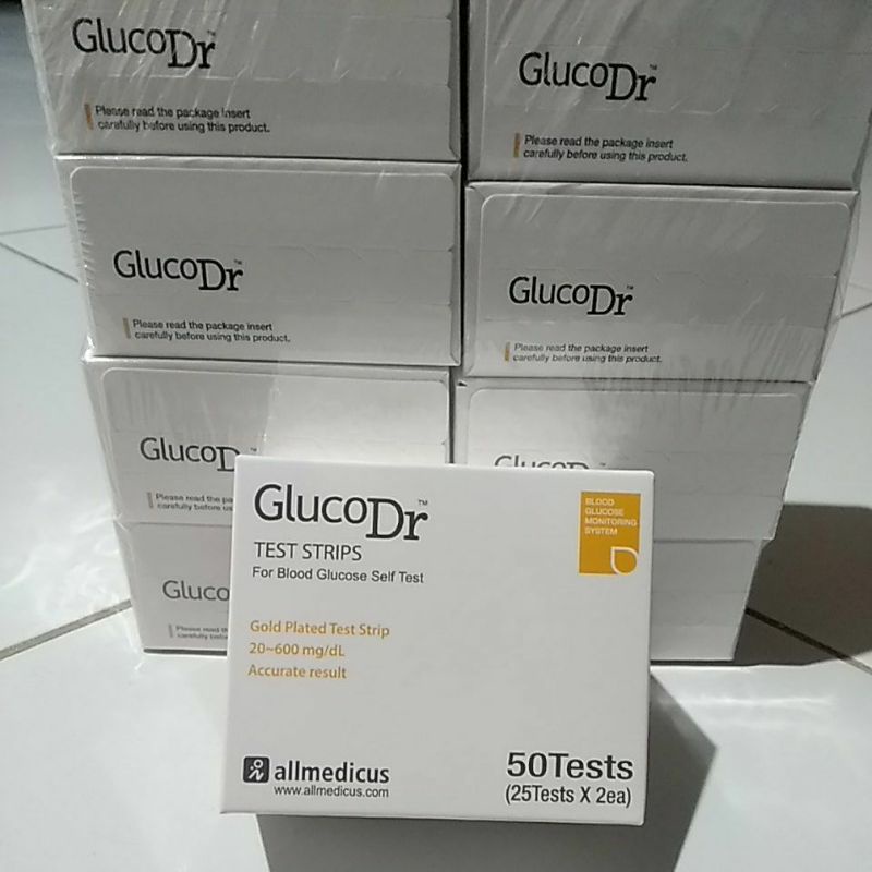 strip cek gula Gluco Dr