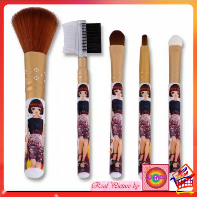 Kuas make up set isi 5