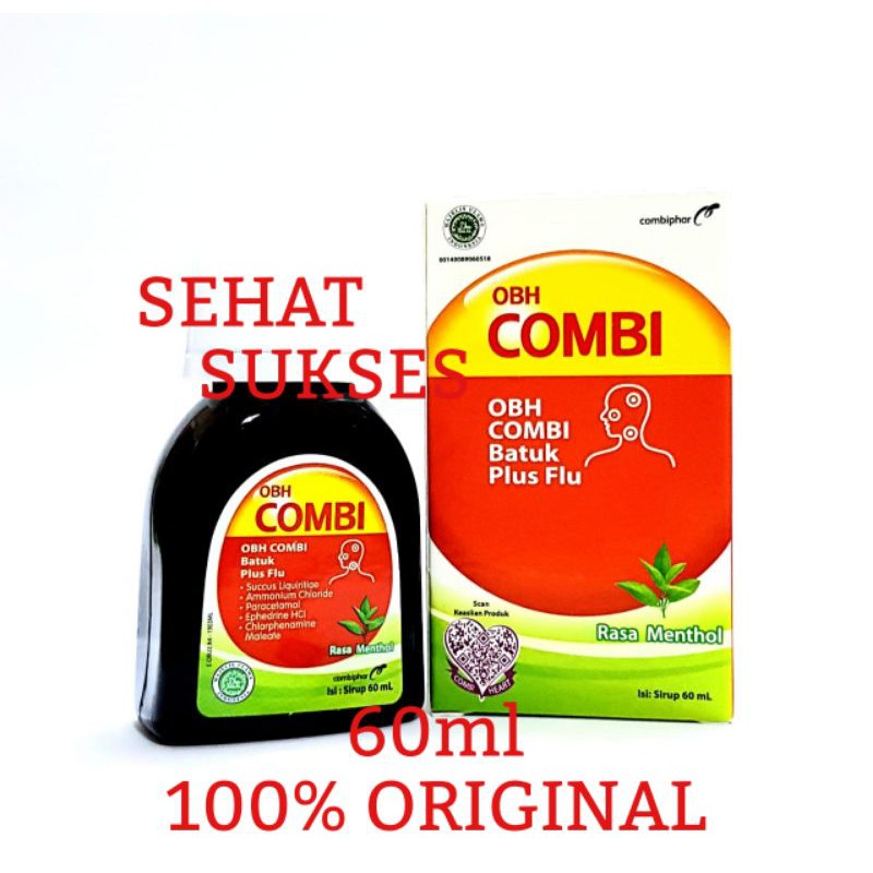 OBH COMBI BATUK PLUS FLU 100ML (RASA MENTHOL)