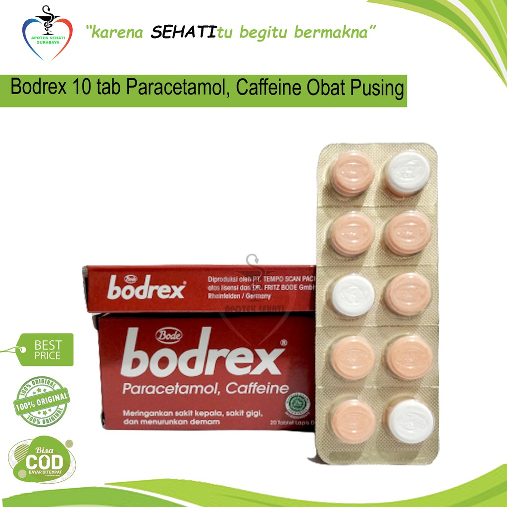 BODREX SAKIT KEPALA 20'S PER BOX
