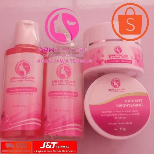 (COD) PAKET HEMAT PEMUTIH / WITHENING WAJAH DRW SKINCARE