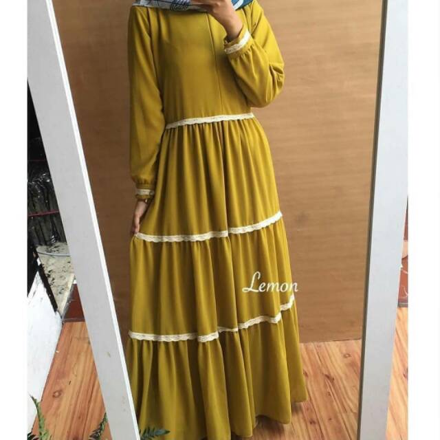 Plain dress  renda