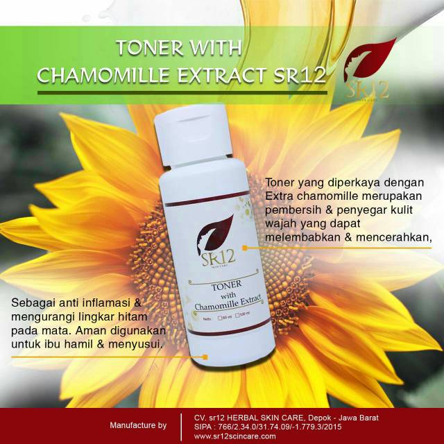 TONER CHAMOMILLE EXTRACT_SOLUSI MATA PANDA