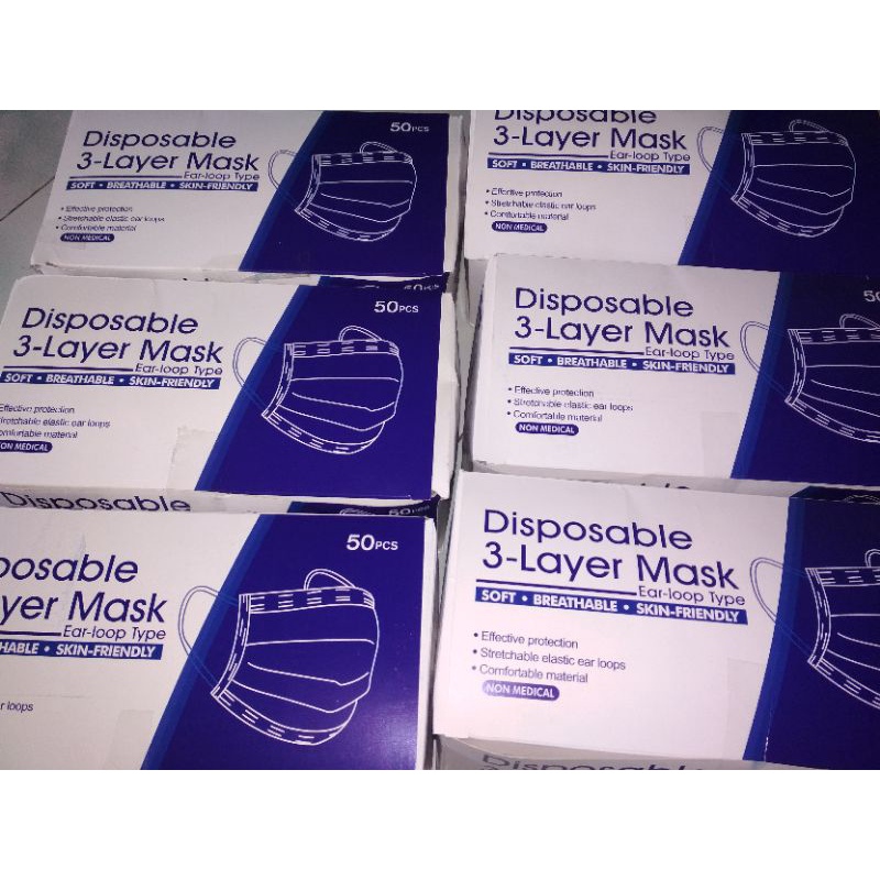 masker earloop disposable mask