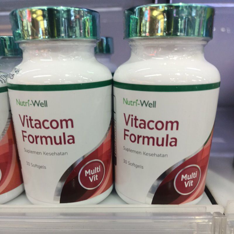 nutriwell vitacom multivitamin 30softgel