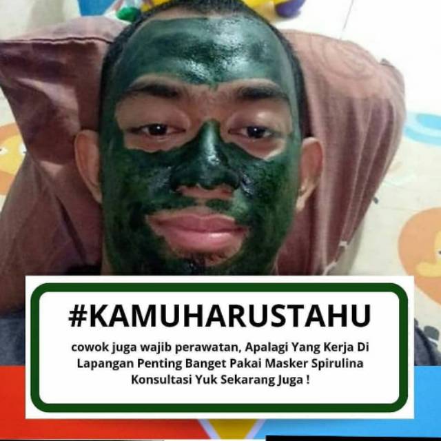Masker spirulina