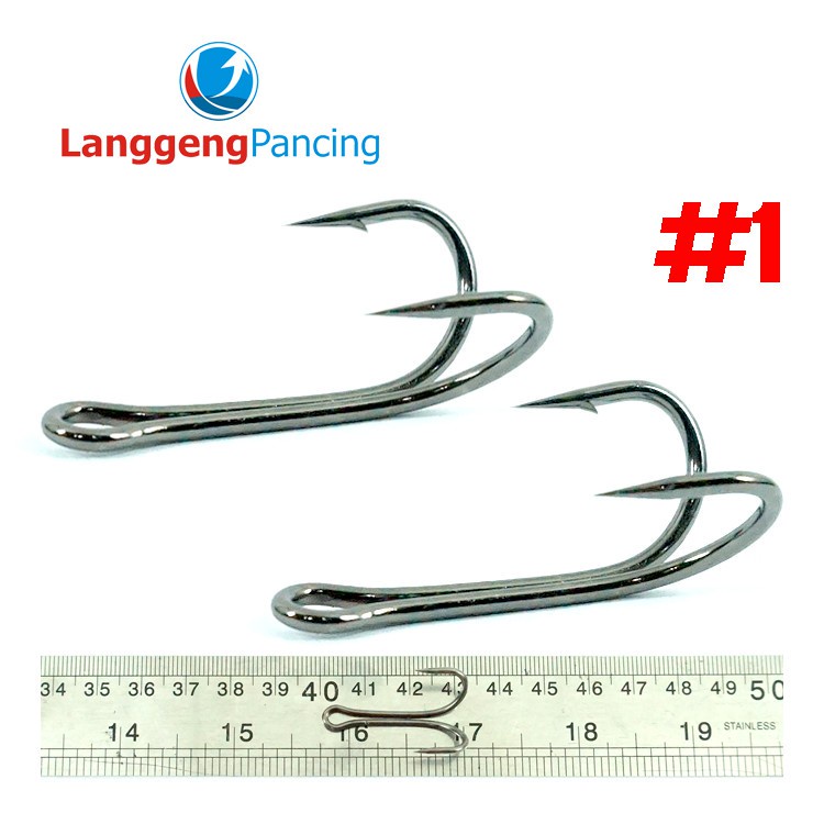 Kail Double Hook From Hoox per 3 pcs